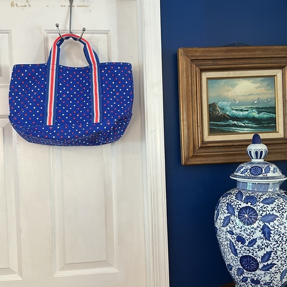 Women’s Lilly Pulitzer Mini Mercato Borealis Blue Tote - Picture 7 of 10